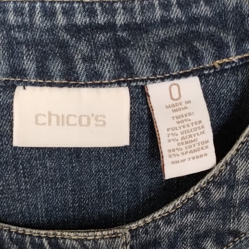 Chico's Denim Jacket - Picture 7 of 13